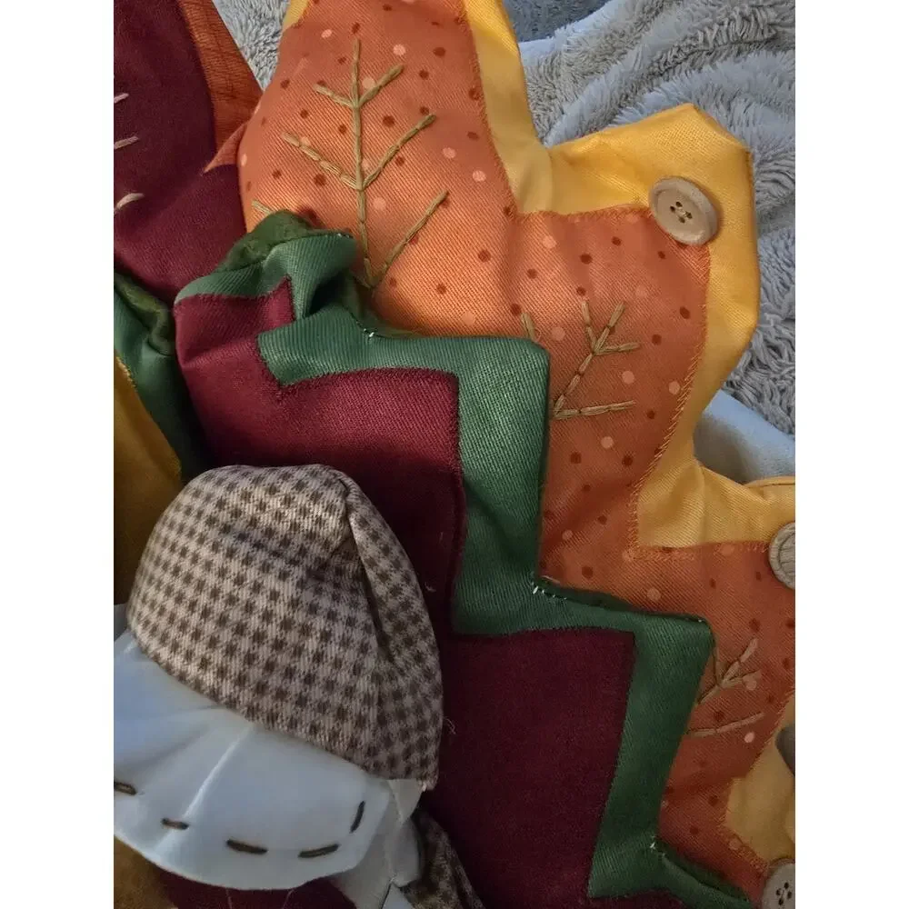 Kohl's Thanksgiving Turkey Pillow Fall Harvest Decor NWT